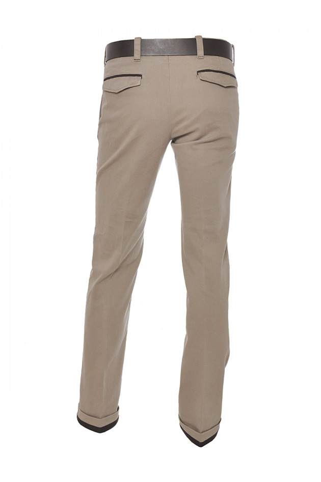 Chino Slim Fit Sand mit Gürtel