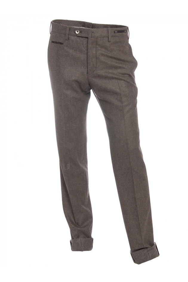 PT01 Wollhose Slim Fit in Taupe