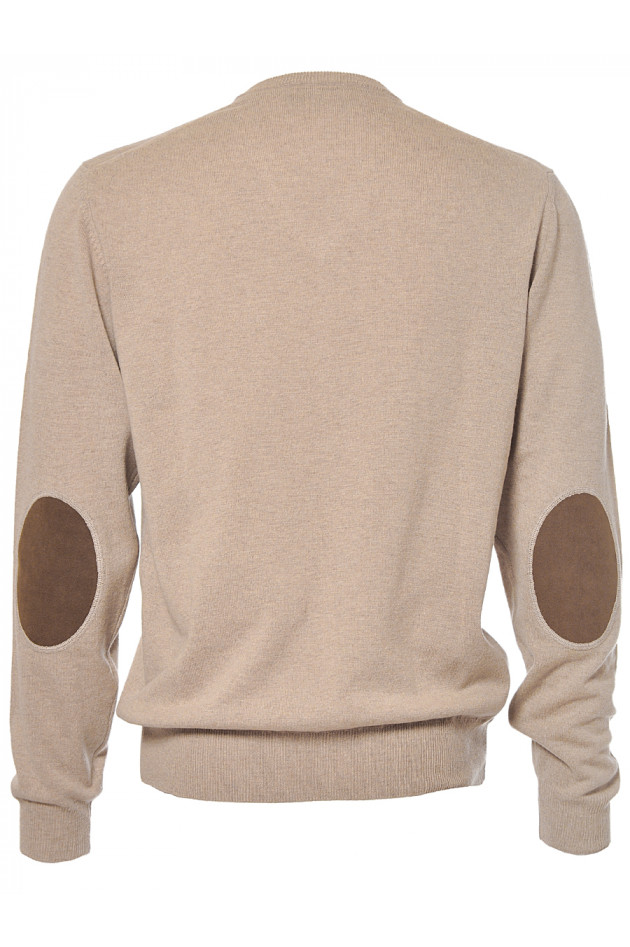 Pullover Beige mit Patch