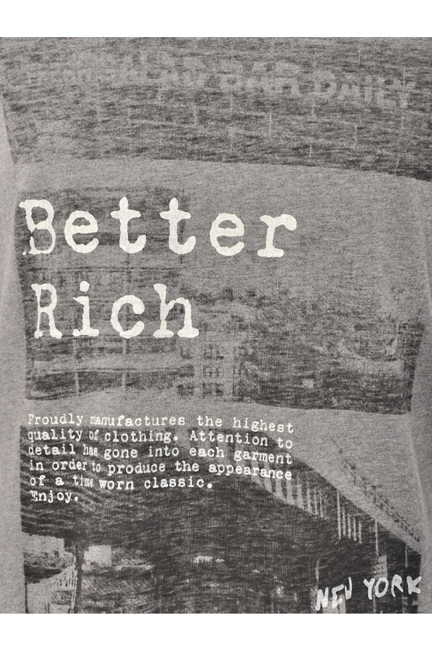 Better Rich T-Shirt Dunkelgrau mit Print