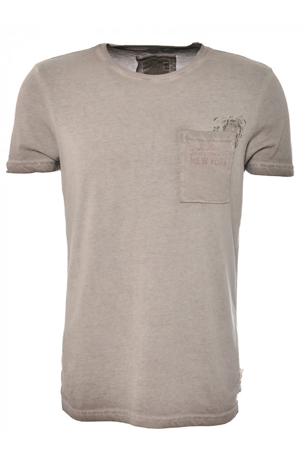 Better Rich T-Shirt Taupe im Vintage Style