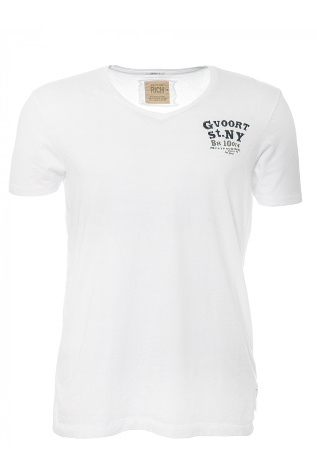 Better Rich T-Shirt Weiß mit Logoprint 