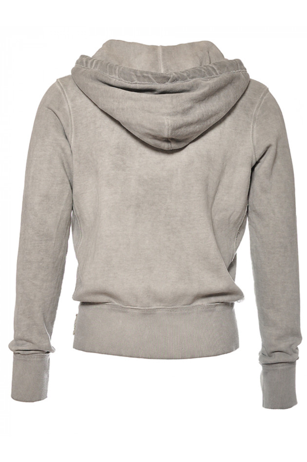 Zippjacke Grau