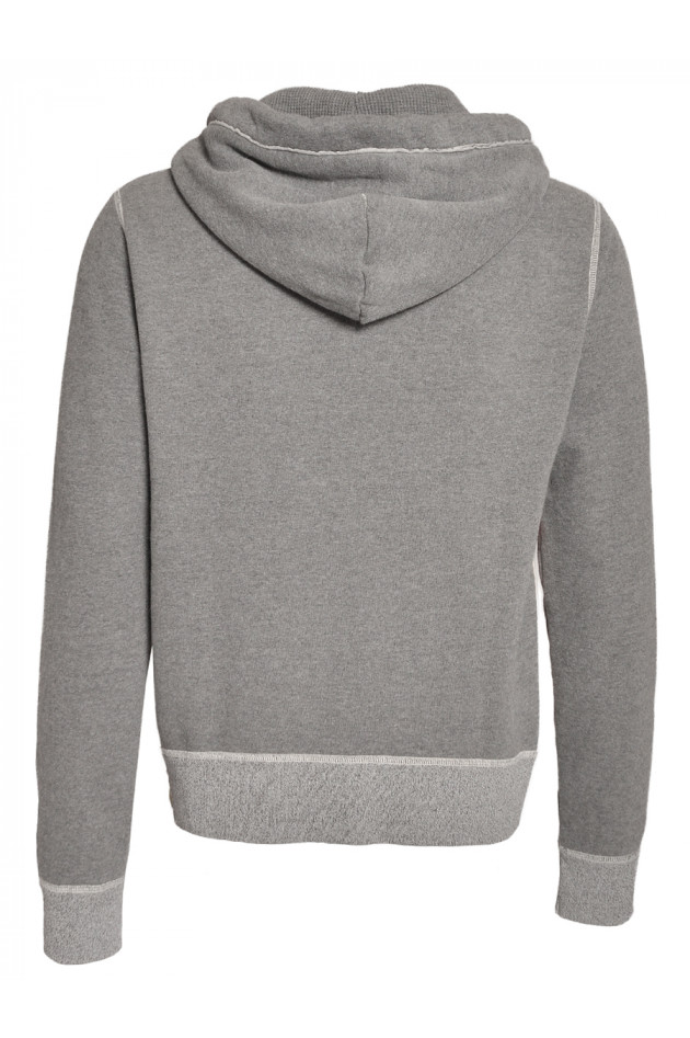 Zippjacke Grau