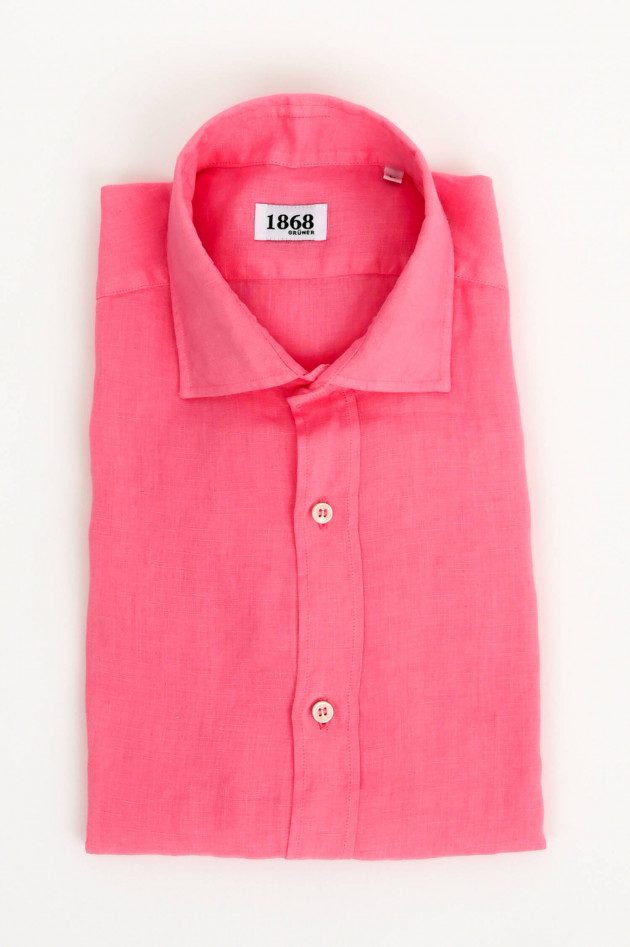 1868 Leinenhemd in Pink