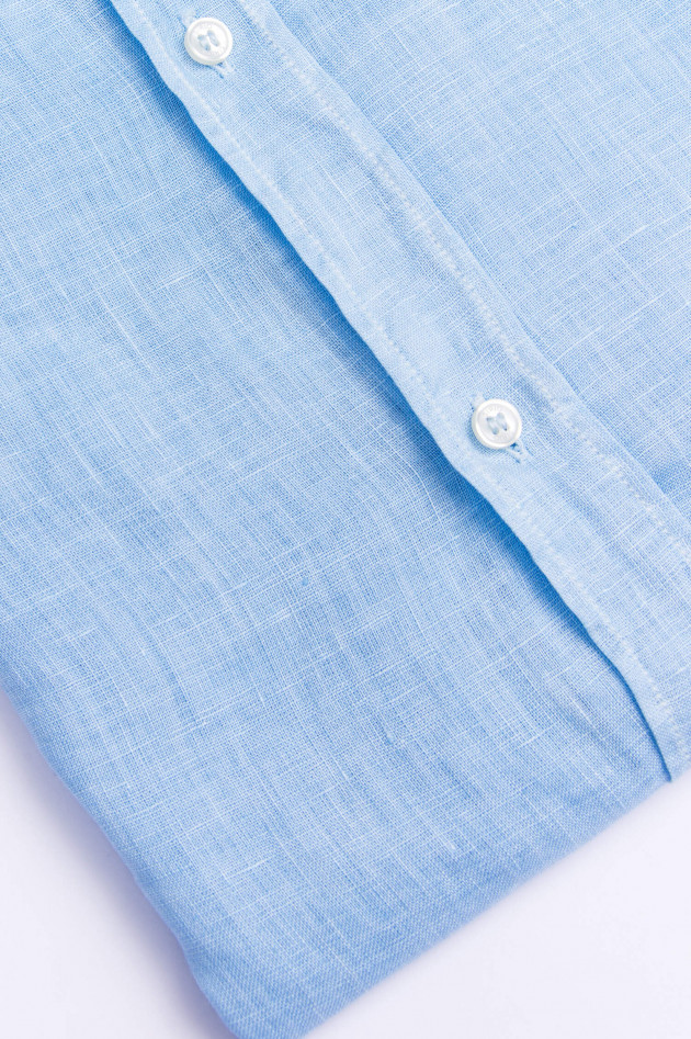 1868 Leinenhemd in Hellblau