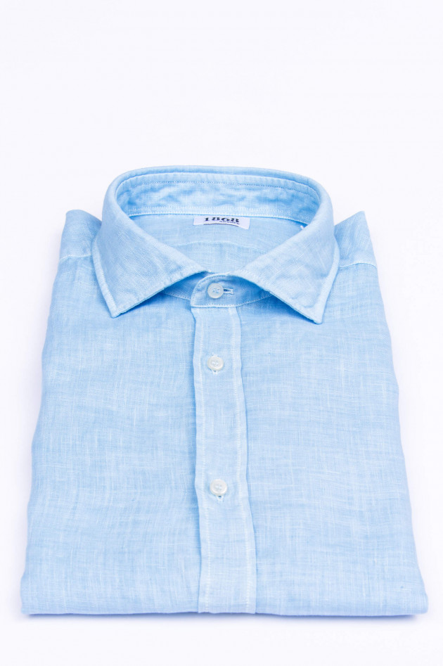 1868 Leinenhemd in Hellblau