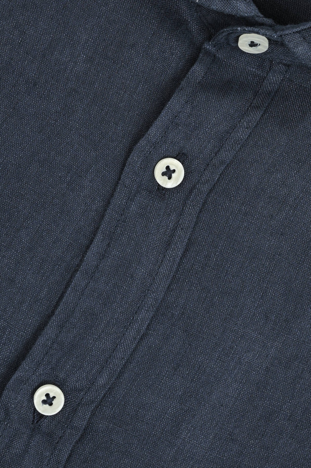 1868 Leinenhemd in Navy