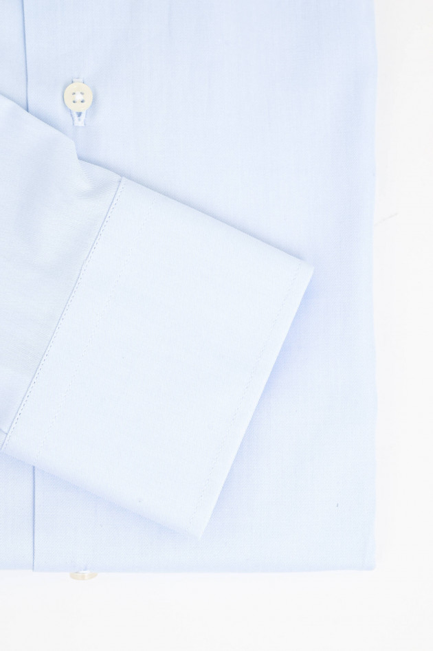 1868 Twill-Hemd in Hellblau