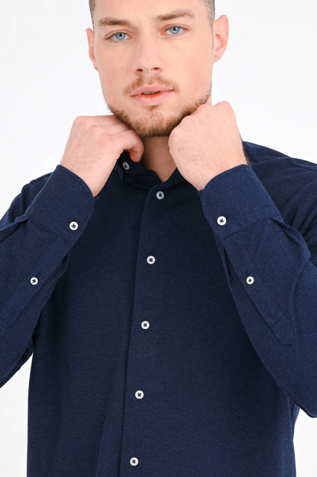 1868 Piquet Jerseyhemd in Navy