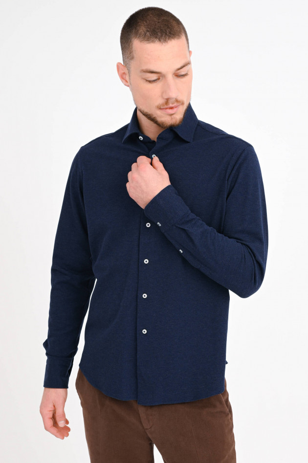 1868 Piquet Jerseyhemd in Navy