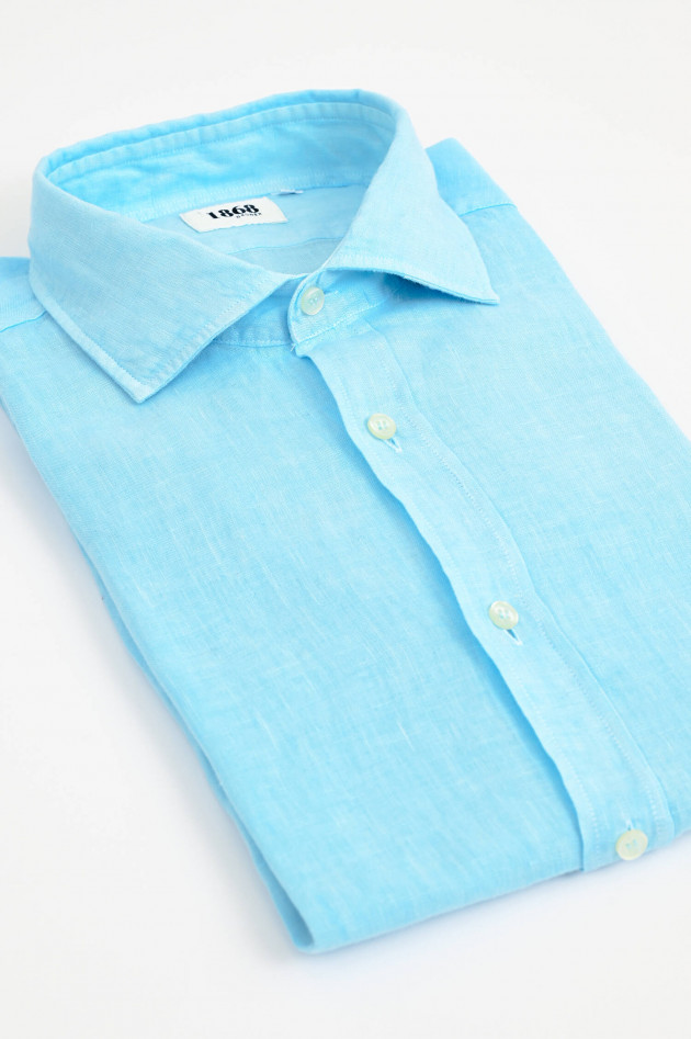 1868 Leinenhemd in Hellblau