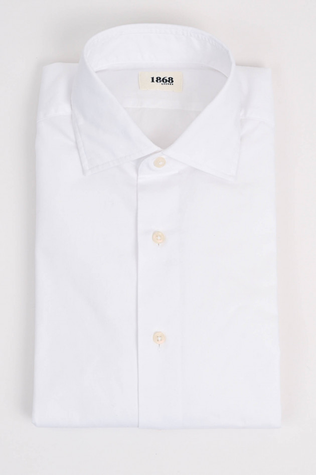 1868 Baumwoll Hemd in Weiß