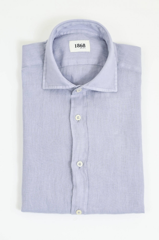1868 Leinenhemd in Grauflieder