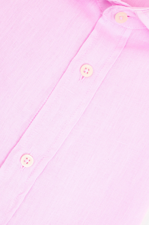 1868 Leinenhemd in Starkes Rosa