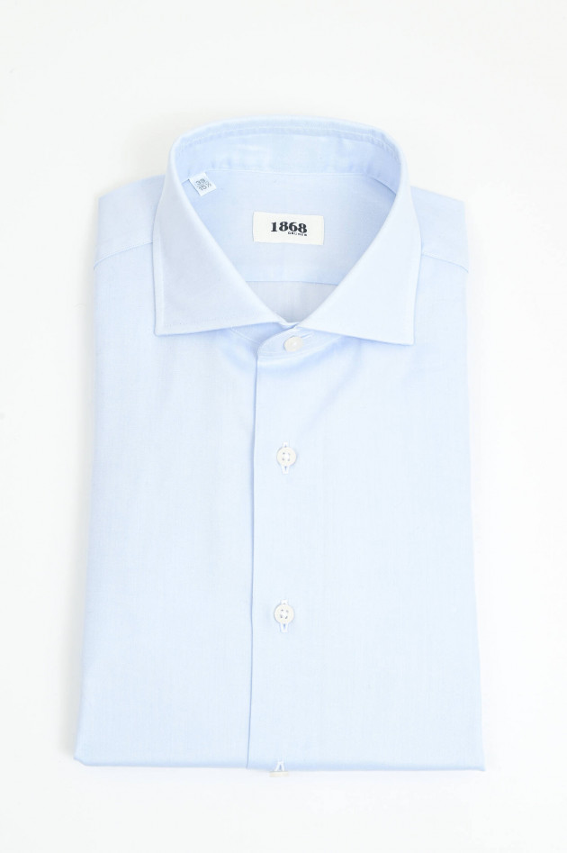 1868 Popelinhemd in Hellblau