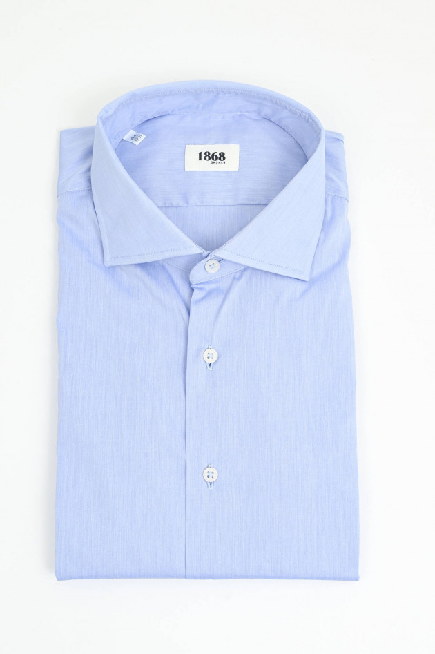 1868 Hemd aus Baumwolle in Hellblau