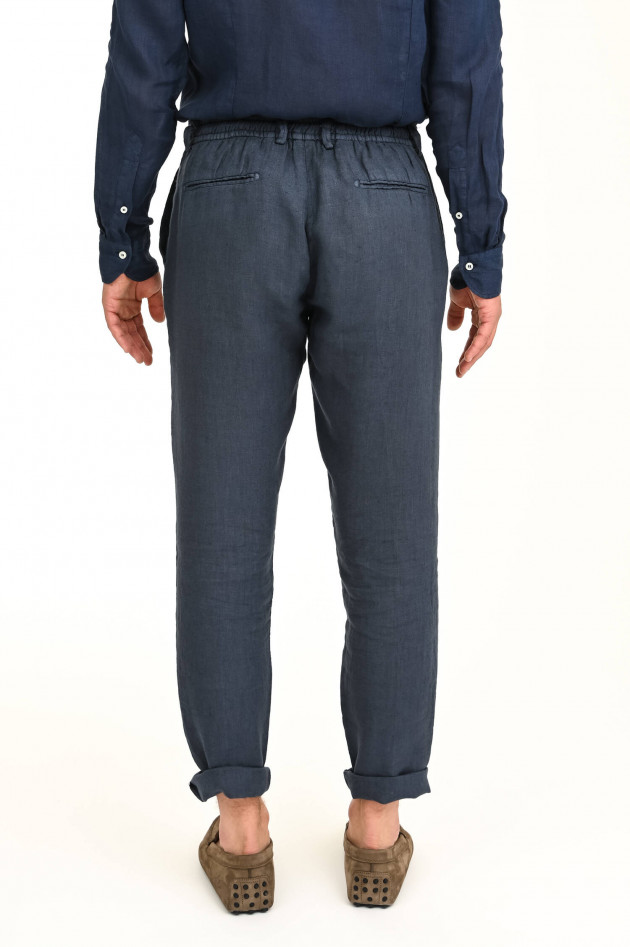 1868 Leinenhose in Marine