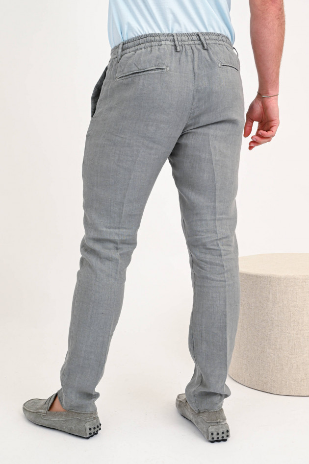 1868 Leinenhose in Grau