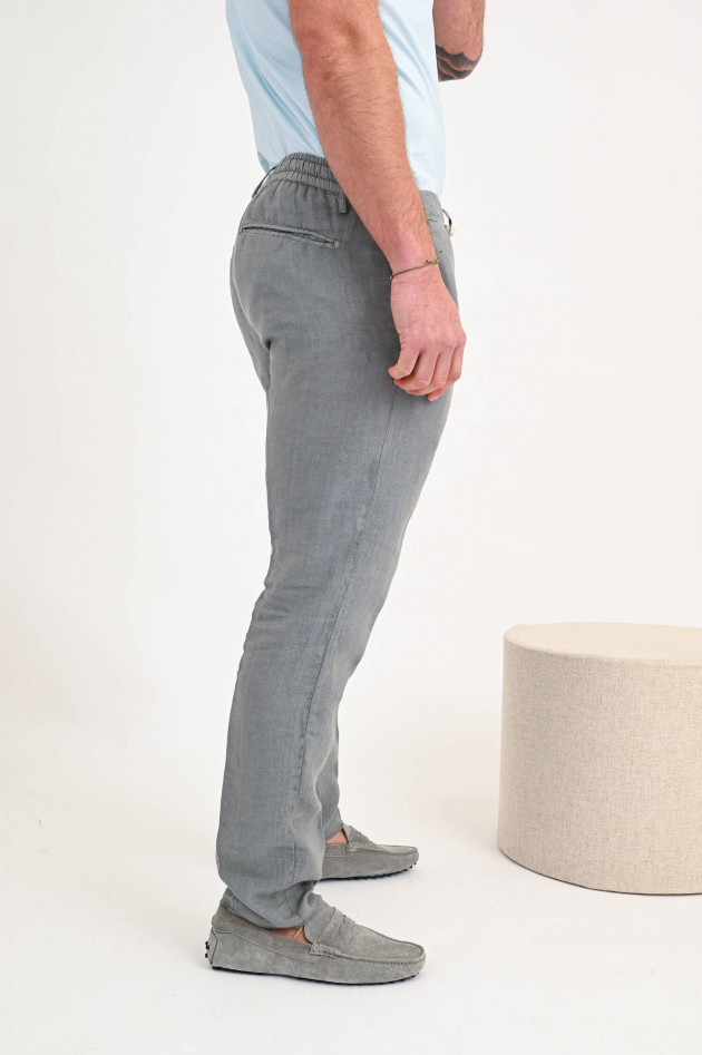 1868 Leinenhose in Grau