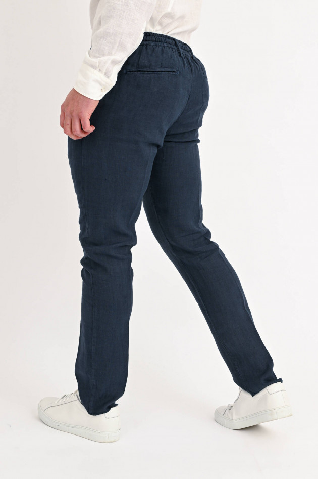 1868 Leinenhose in Navy