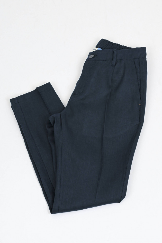 1868 Leinenhose in Navy