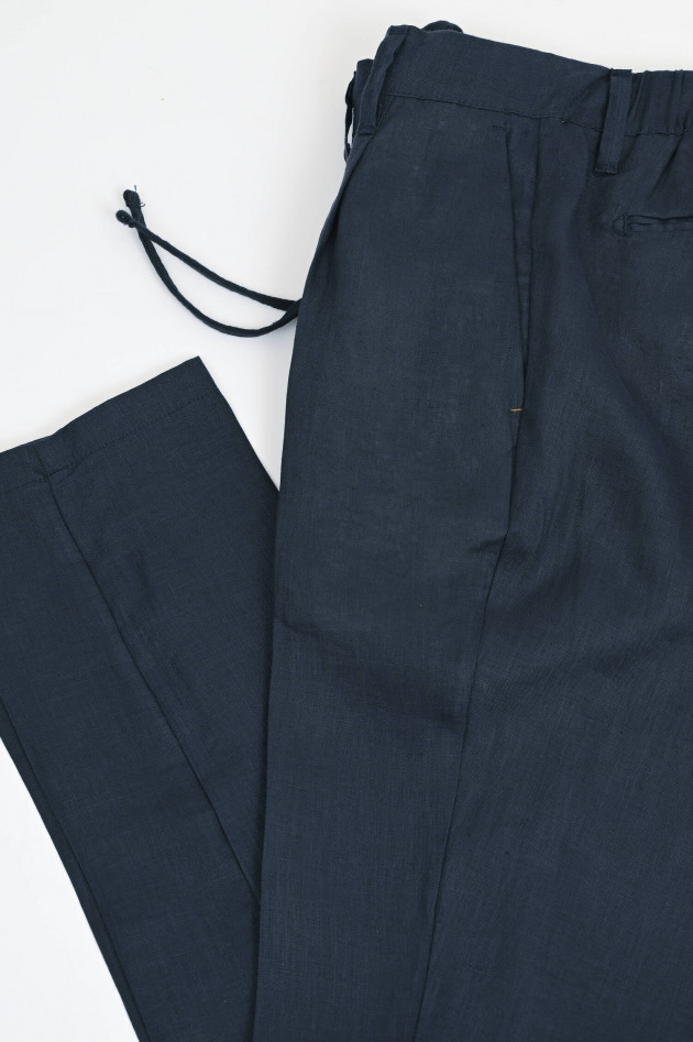 1868 Leinenhose in Navy