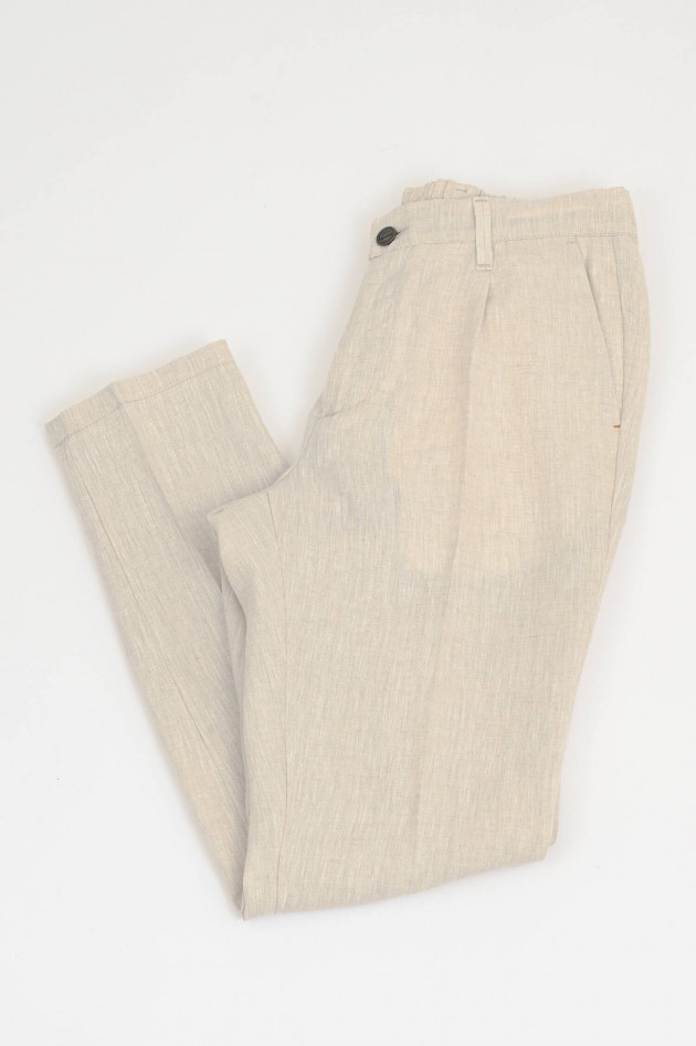 1868 Leinenhose in Beige