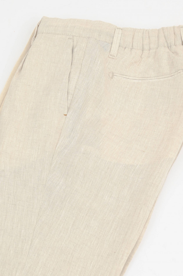 1868 Leinenhose in Beige