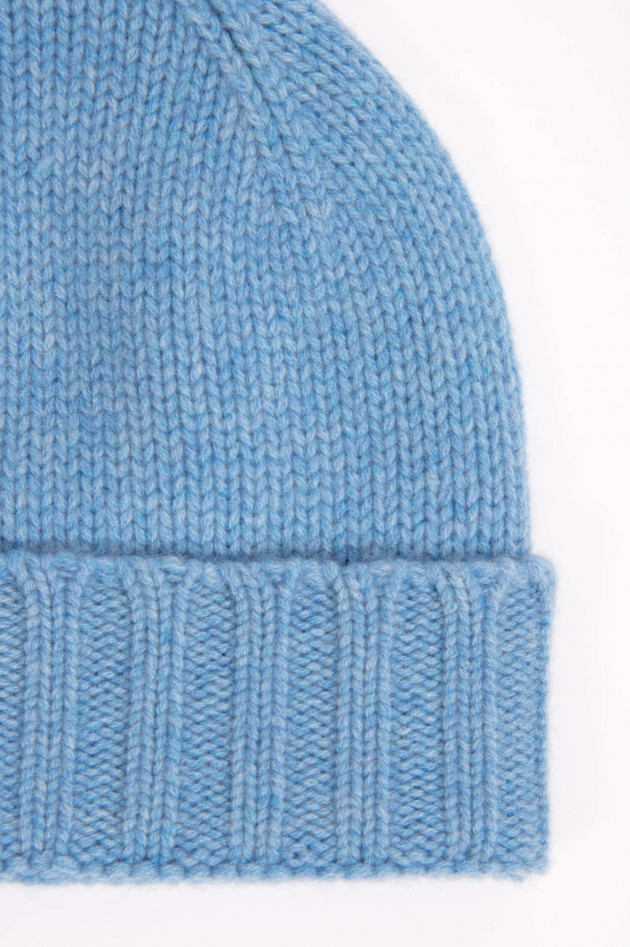 1868 Cashmere Mütze in Hellblau