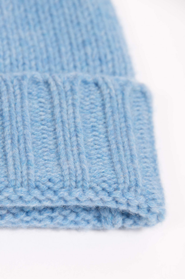 1868 Cashmere Mütze in Hellblau