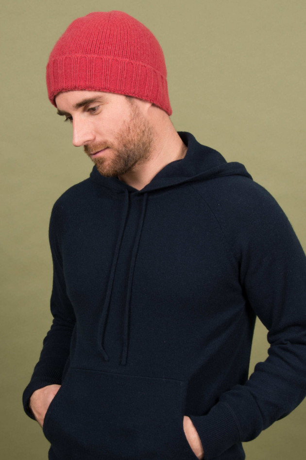 1868 Cashmere Mütze in Rot