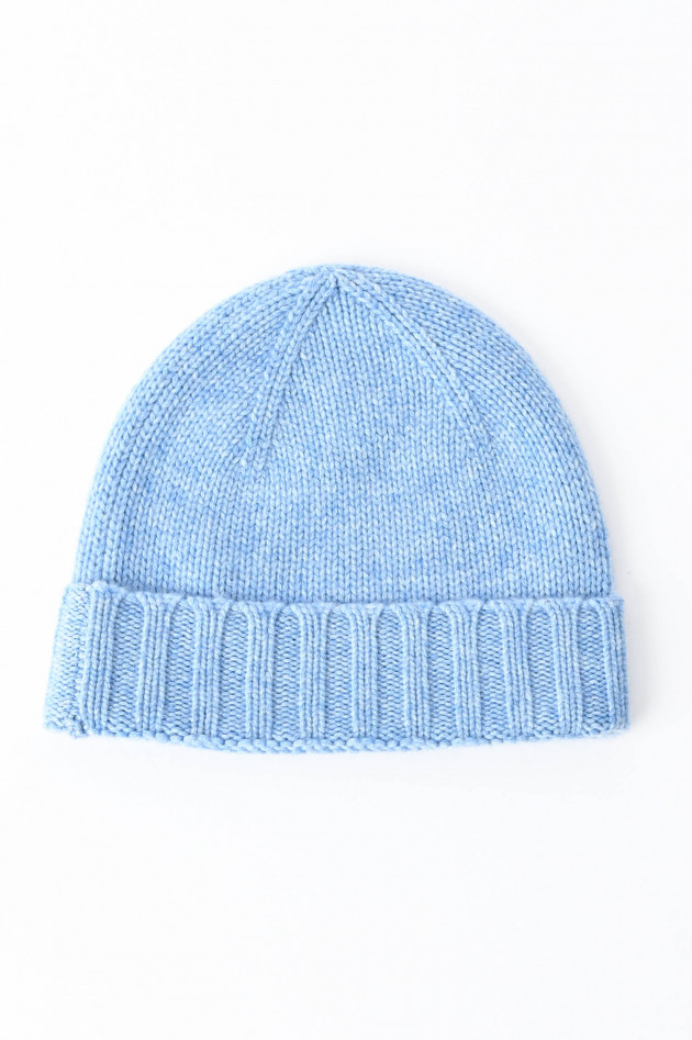 1868 Cashmere Mütze in Hellblau