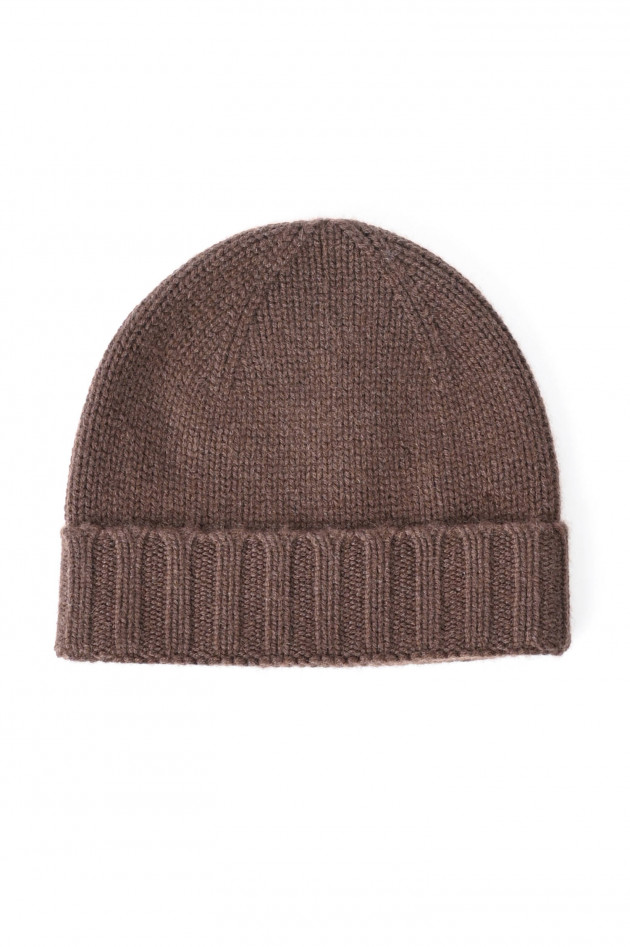 1868 Cashmere Mütze in Braun