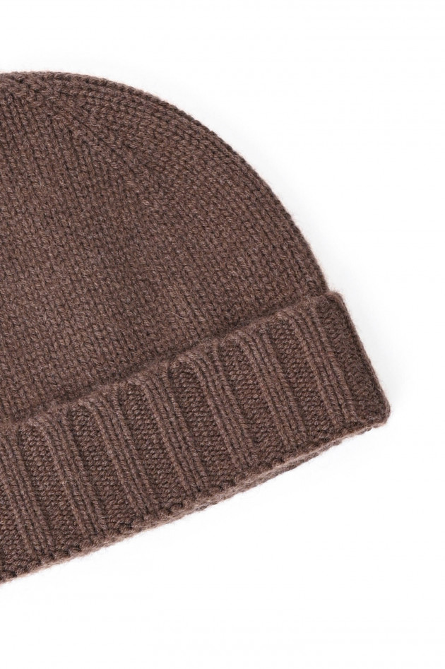 1868 Cashmere Mütze in Braun