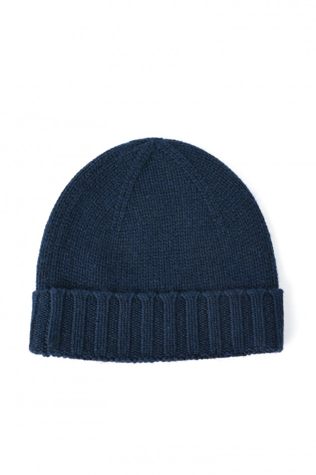 1868 Cashmere Mütze in Marine