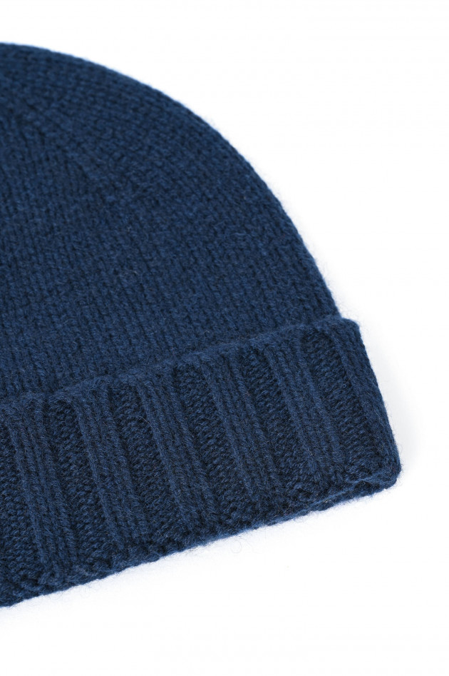 1868 Cashmere Mütze in Marine