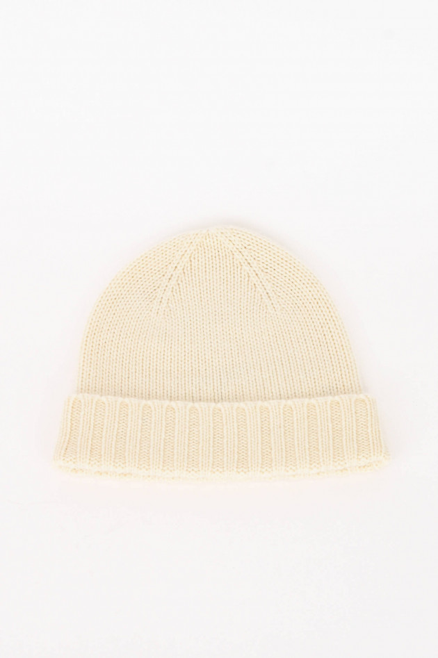 1868 Mütze aus Cashmere in Creme