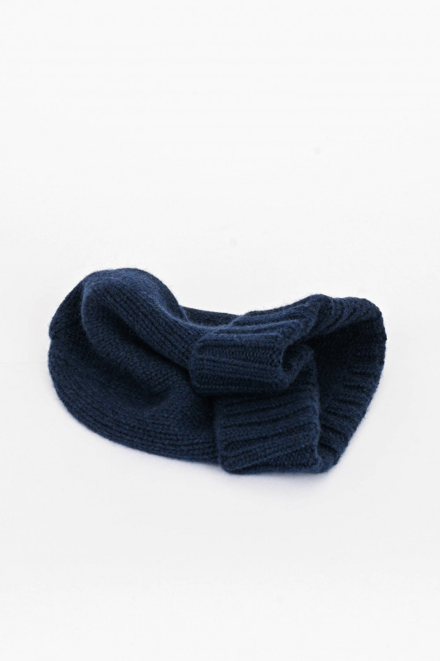 1868 Mütze aus Cashmere in Navy