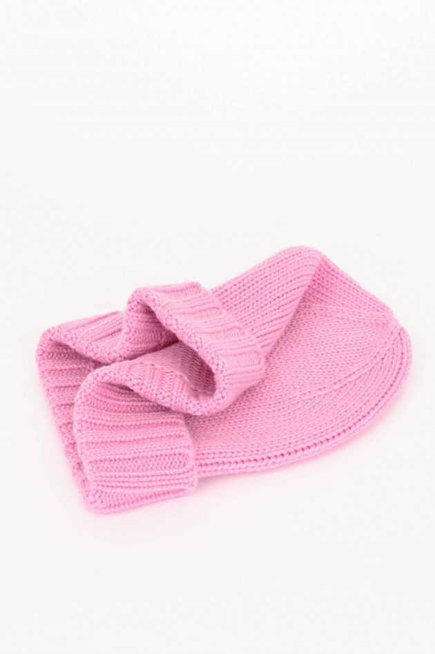 1868 Mütze aus Cashmere in Rosa