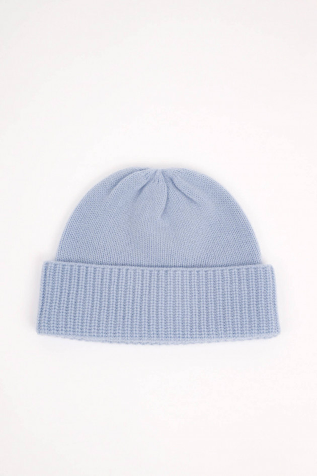 1868 Cashmere Mütze in Hellblau