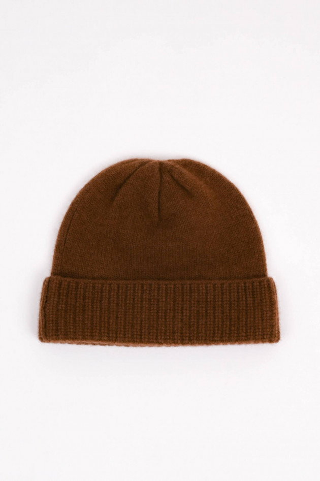 1868 Cashmere Mütze in Braun