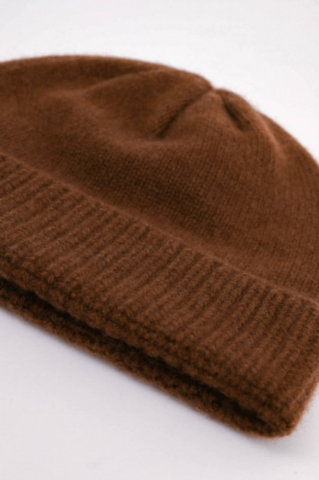 1868 Cashmere Mütze in Braun