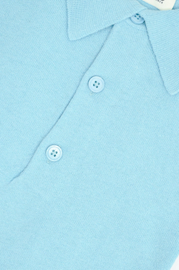 1868 Poloshirt aus Baumwoll-Mix in Skywave