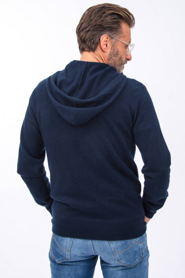 1868 Cashmere Hoodie in Navy