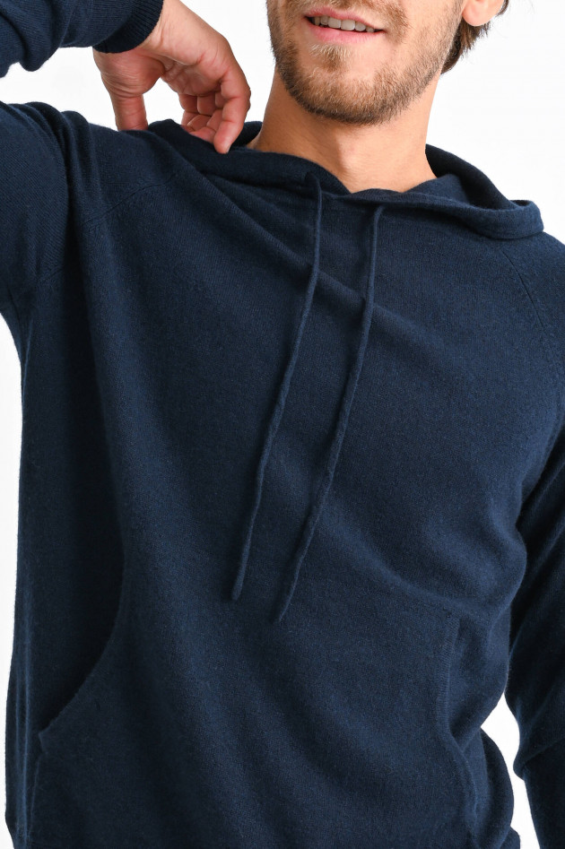 1868 Cashmere Hoodie in Marine