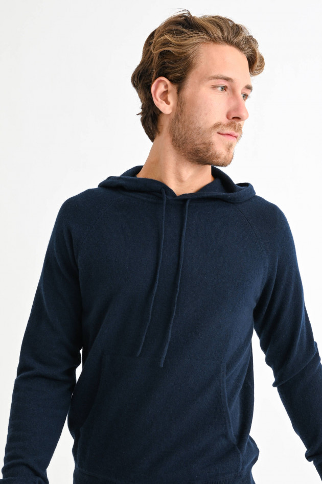 1868 Cashmere Hoodie in Marine