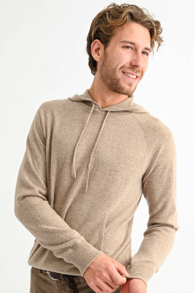 1868 Cashmere Hoodie in Taupe