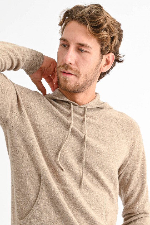 1868 Cashmere Hoodie in Taupe