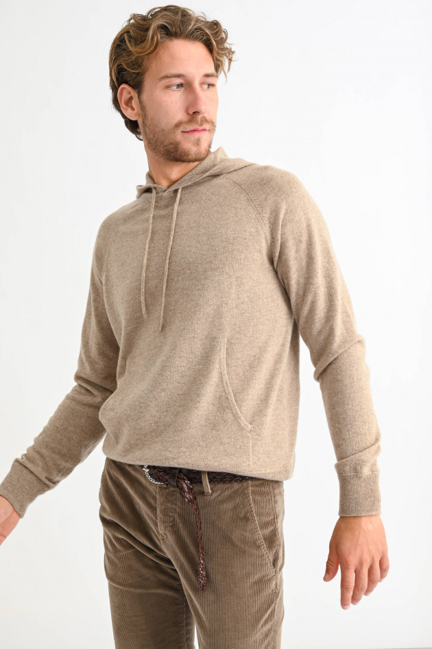 1868 Cashmere Hoodie in Taupe